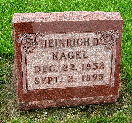 NAGEL, HEINRICH D. - Black Hawk County, Iowa | HEINRICH D. NAGEL 