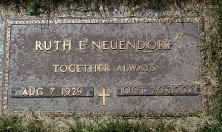 NEUENDORF, RUTH E. - Black Hawk County, Iowa | RUTH E. NEUENDORF 