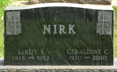 NIRK, GERALDINE C. - Black Hawk County, Iowa | GERALDINE C. NIRK 