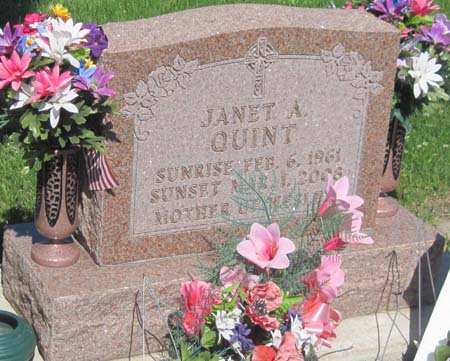 QUINT, JANET A. - Black Hawk County, Iowa | JANET A. QUINT 