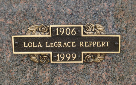 REPPERT, LOLA LEGRACE - Black Hawk County, Iowa | LOLA LEGRACE REPPERT 
