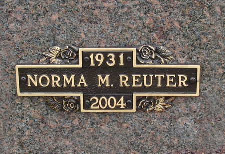 CONDON REUTER, NORMA M. - Black Hawk County, Iowa | NORMA M. CONDON REUTER 