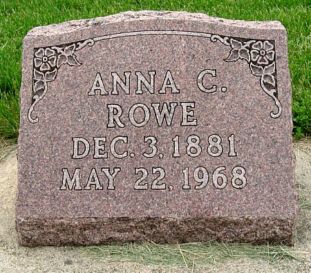 ROWE, ANNA C. - Black Hawk County, Iowa | ANNA C. ROWE 
