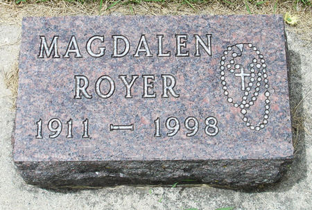 SIMON ROYER, MAGDALEN - Black Hawk County, Iowa | MAGDALEN SIMON ROYER 