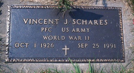 SCHARES, VINCENT J. - Black Hawk County, Iowa | VINCENT J. SCHARES 