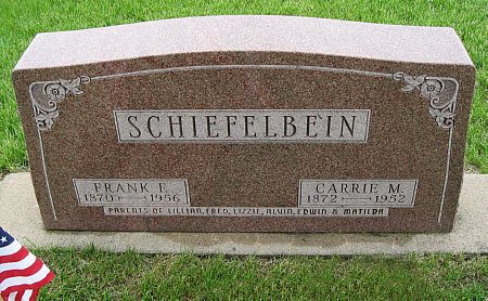 SCHIEFELBEIN, CARRIE M. - Black Hawk County, Iowa | CARRIE M. SCHIEFELBEIN 
