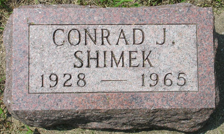 SHIMEK, CONRAD JOSEPH - Black Hawk County, Iowa | CONRAD JOSEPH SHIMEK 