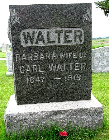 WALTER, BARBARA - Black Hawk County, Iowa | BARBARA WALTER 