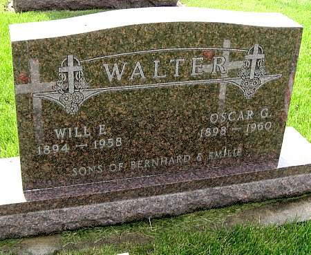 WALTER, WILL E. - Black Hawk County, Iowa | WILL E. WALTER 