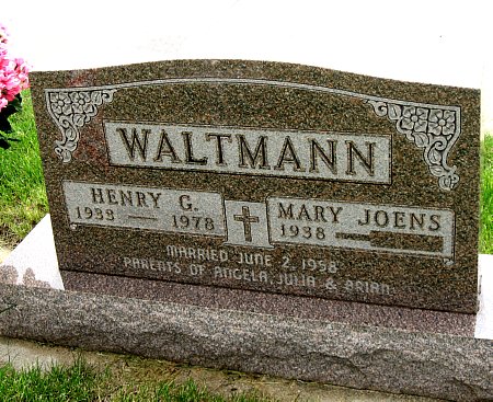 WALTMANN, HENRY G. - Black Hawk County, Iowa | HENRY G. WALTMANN 