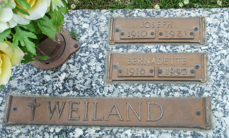 WEILAND, BERNADETTE - Black Hawk County, Iowa | BERNADETTE WEILAND 