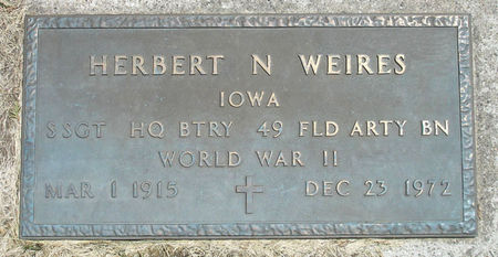 WEIRES, HERBERT N. - Black Hawk County, Iowa | HERBERT N. WEIRES 