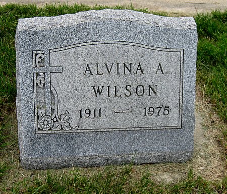 WILSON, ALVINA A. - Black Hawk County, Iowa | ALVINA A. WILSON 
