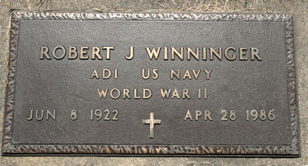 WINNINGER - US NAVY, ROBERT J. - Black Hawk County, Iowa | ROBERT J. WINNINGER - US NAVY 