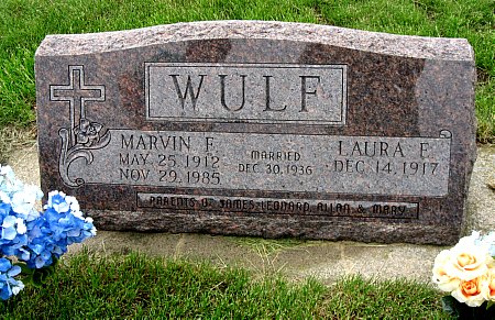 WULF, MARVIN F. - Black Hawk County, Iowa | MARVIN F. WULF 