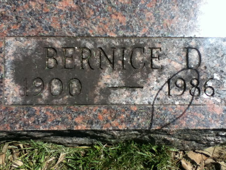 CARPENTER, BERNICE D. - Boone County, Iowa | BERNICE D. CARPENTER 