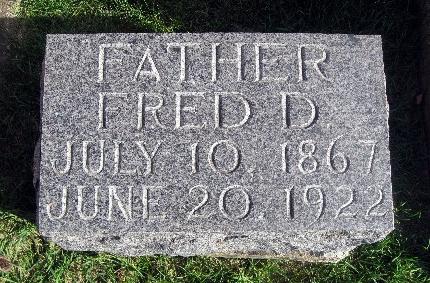 ACKER, FRED D - Bremer County, Iowa | FRED D ACKER 