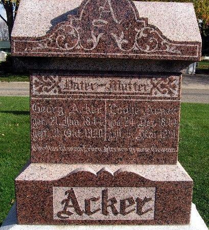 ACKER, GEORG - Bremer County, Iowa | GEORG ACKER 