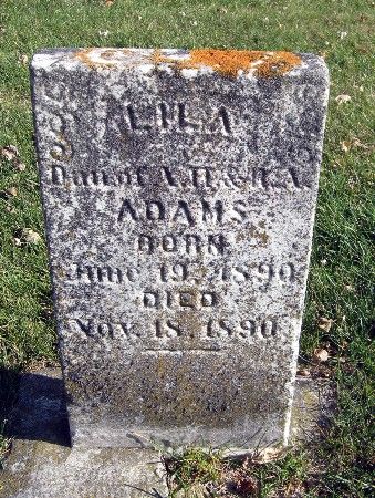 ADAMS, LILA - Bremer County, Iowa | LILA ADAMS 