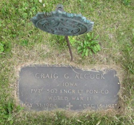 ALCOCK, CRAIG G - Bremer County, Iowa | CRAIG G ALCOCK 