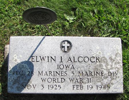 ALCOCK, ELWIN I. - Bremer County, Iowa | ELWIN I. ALCOCK 