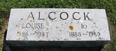 ALCOCK, LOUISE - Bremer County, Iowa | LOUISE ALCOCK 