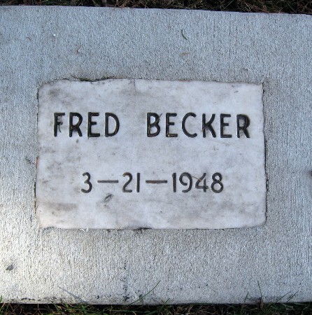 BECKER, FRED - Bremer County, Iowa | FRED BECKER 