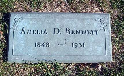 BENNETT, AMELIA D - Bremer County, Iowa | AMELIA D BENNETT 