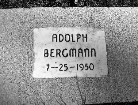 BERGMANN, ADOLPH - Bremer County, Iowa | ADOLPH BERGMANN 
