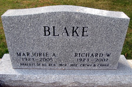 BLAKE, MARJORIE A - Bremer County, Iowa | MARJORIE A BLAKE 