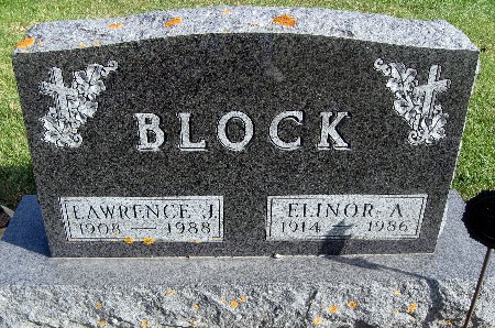BLOCK, LAWRENCE J - Bremer County, Iowa | LAWRENCE J BLOCK 