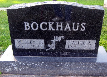 BOCKHAUS, WESLEY H - Bremer County, Iowa | WESLEY H BOCKHAUS 