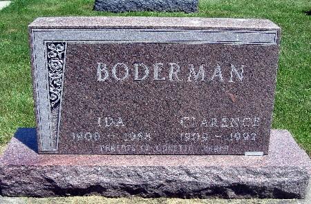 Boderman Clarence Bremer County Iowa Clarence Boderman Iowa Gravestone Photos