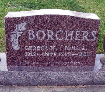 BORCHERS, GEORGE W - Bremer County, Iowa | GEORGE W BORCHERS 