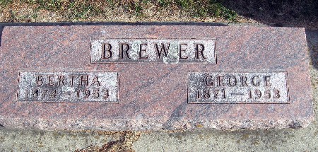 BREWER, BERTHA - Bremer County, Iowa | BERTHA BREWER 