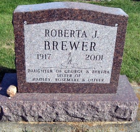 BREWER, ROBERTA J - Bremer County, Iowa | ROBERTA J BREWER 