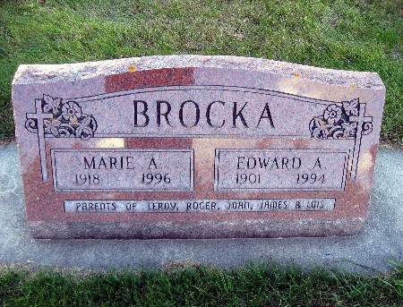 BROCKA, EDWARD A - Bremer County, Iowa | EDWARD A BROCKA 