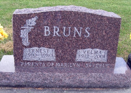 BRUNS, VELMA - Bremer County, Iowa | VELMA BRUNS 