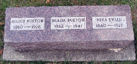 BUETOW, HULDA - Bremer County, Iowa | HULDA BUETOW 