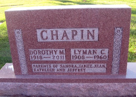 CHAPIN, LYMAN C - Bremer County, Iowa | LYMAN C CHAPIN 