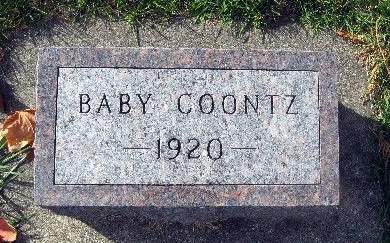 COONTZ, BABY - Bremer County, Iowa | BABY COONTZ 