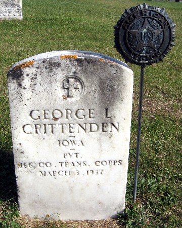 CRITTENDEN, GEORGE L - Bremer County, Iowa | GEORGE L CRITTENDEN 