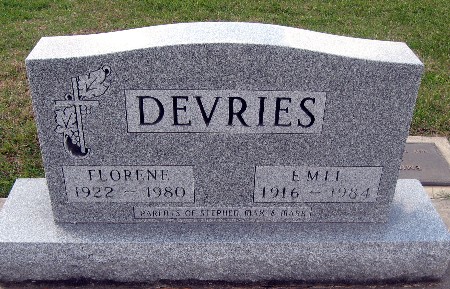 DEVRIES, FLORENE - Bremer County, Iowa | FLORENE DEVRIES 
