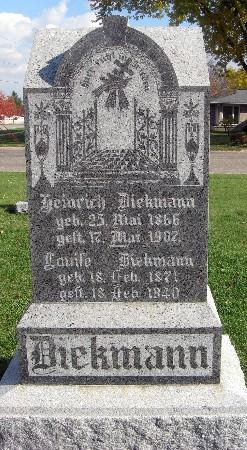 DIEKMANN, HEINRICH - Bremer County, Iowa | HEINRICH DIEKMANN 