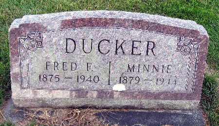 DUCKER, MINNIE - Bremer County, Iowa | MINNIE DUCKER 