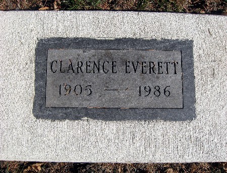 EVERETT, CLARENCE - Bremer County, Iowa | CLARENCE EVERETT 