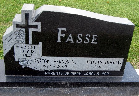 FASSE, VERNON W - Bremer County, Iowa | VERNON W FASSE 