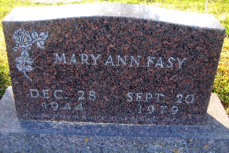 FASY, MARY ANN - Bremer County, Iowa | MARY ANN FASY 