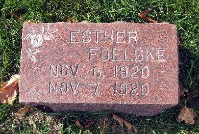 FOELSKE, ESTHER - Bremer County, Iowa | ESTHER FOELSKE 