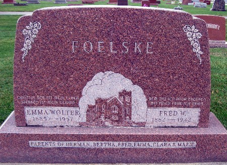 WOLTER FOELSKE, EMMA - Bremer County, Iowa | EMMA WOLTER FOELSKE 